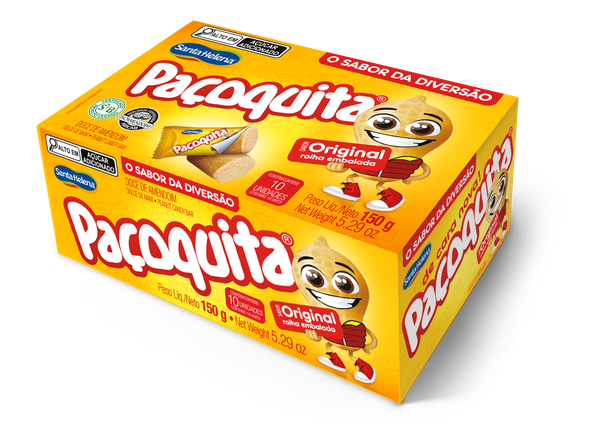 PACOQUITA ROLHA EMBALADA DISPLAY 10UN SANTA HELENA