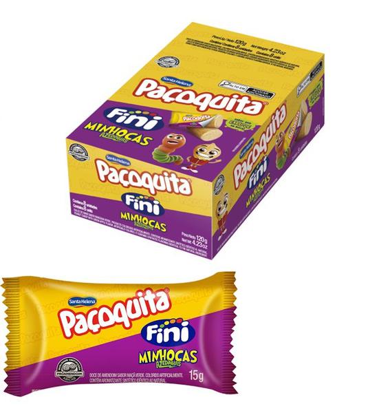 PACOQUITA ROLHA FINI MINHOCA DISPLAY 120G  SANTA HELENA