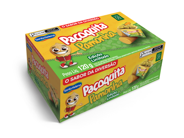 PACOQUITA ROLHA PAMONHA DISPLAY 120G  SANTA HELENA