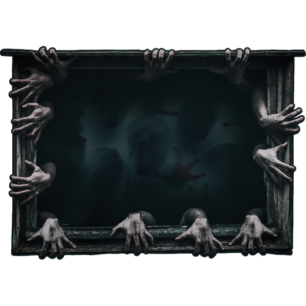 PAINEL DECORATIVO 4 PARTES HALLOWEEN UN REGINA
