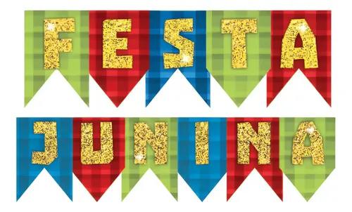 PAINEL JUNINO BANDEIROLAS FESTA JUNINA UN PIFFER