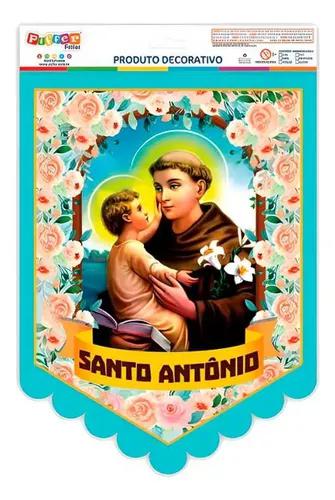 PAINEL JUNINO ESTANDARTE SANTO ANTONIO UN PIFFER
