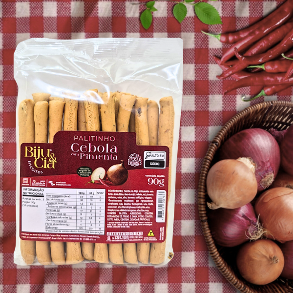 PALITO CEBOLA COM PIMENTA 90G BIJU E CIA