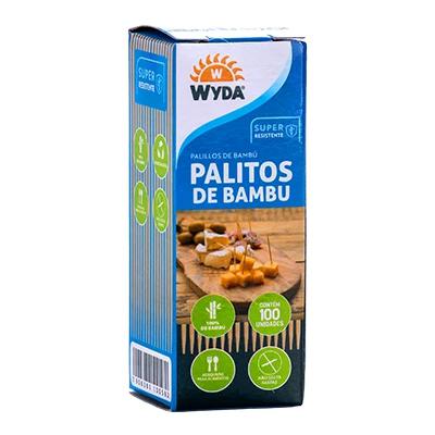 PALITO DENTE BAMBU 100UN WYDA
