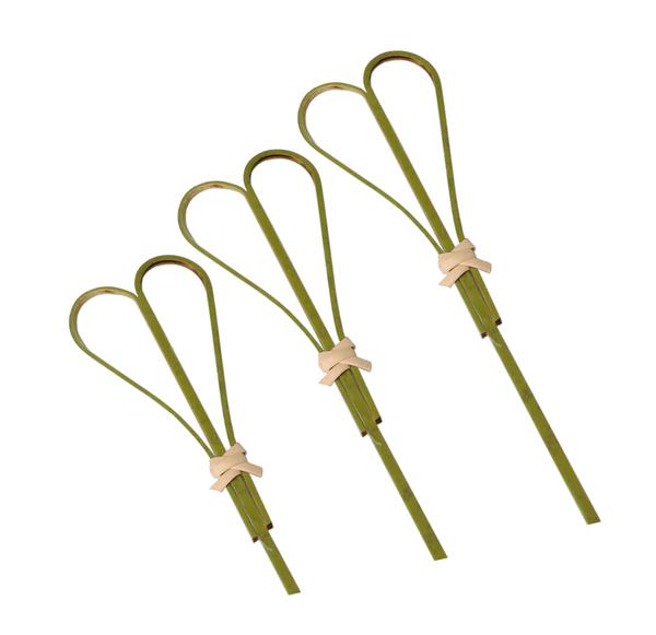 PALITO EM BAMBU PARA PETISCOS 12CM 20UN SILVER