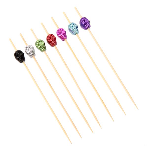 PALITO EM BAMBU PARA PETISCOS HALLOWEEN 12,5CM 20UN SILVER