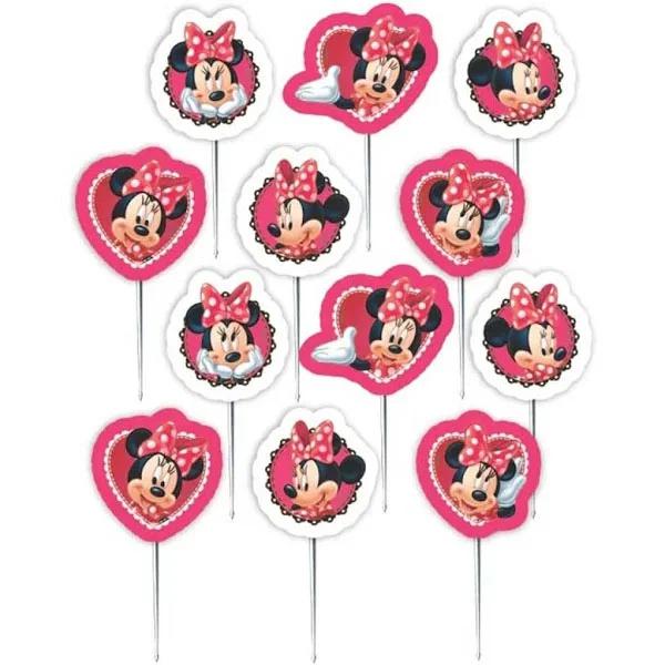 PALITOS DECORADOS MINNIE 12UN PIFFER