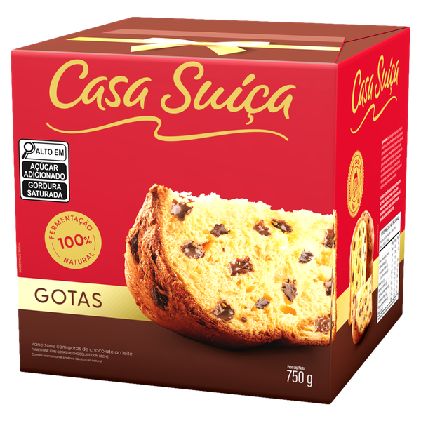 PANETTONE 750G GOTAS CASA SUICA