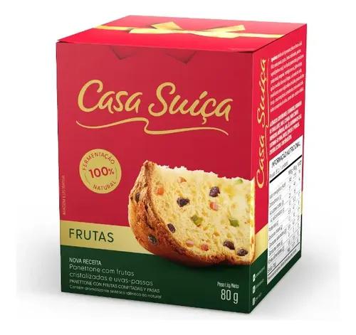 PANETTONE 80G MINI FRUTAS CASA SUICA