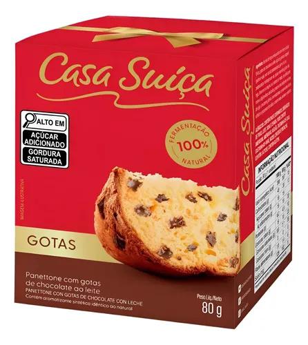 PANETTONE 80G MINI GOTAS CASA SUICA