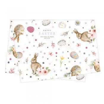 PAPEL DE SEDA DECORADA PASCOA HOPE 50X70CM UN XINGO