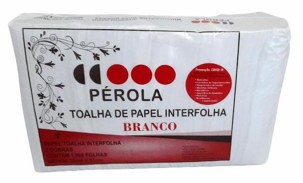 PAPEL INTERFOLHA BRANCO 20X21 800UN PEROLA