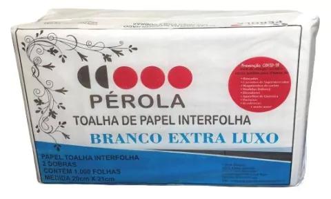 PAPEL INTERFOLHA BRANCO EXTRA LUXO 20X21 800UN PEROLA