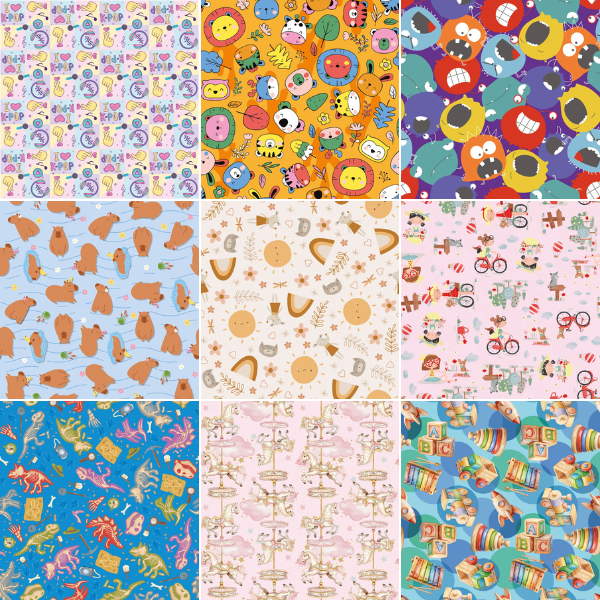 PAPEL PRESENTE SORTIDO INFANTIL 70X100 CROMUS
