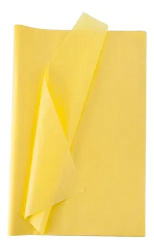PAPEL SEDA 50X70CM AMARELO UN CAMP FESTAS