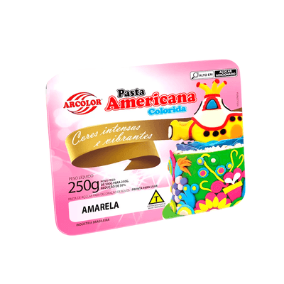 PASTA AMERICANA AMARELA 250G ARCOLOR