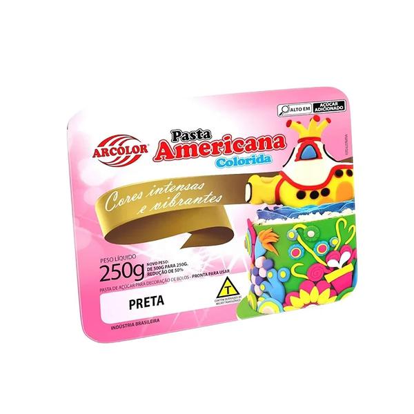 PASTA AMERICANA PRETA 250G ARCOLOR