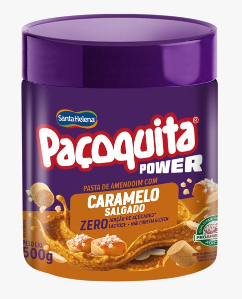 PASTA DE AMENDOIM PACOQUITA CARAMELO SALGADO 500G SANTA HELENA