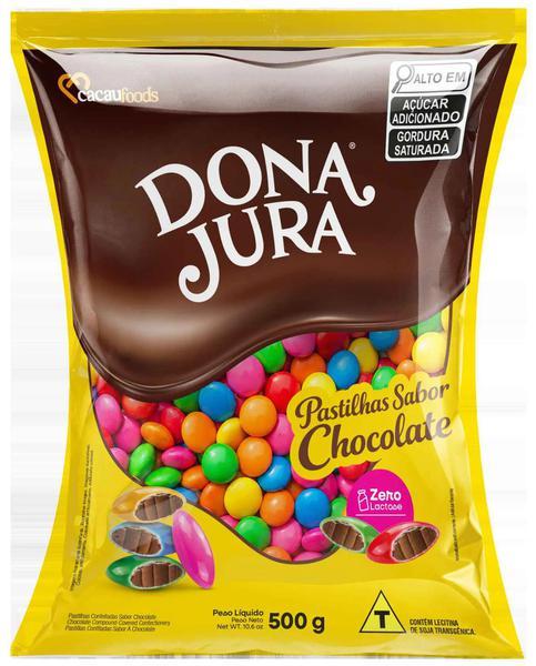 PASTILHA SABOR CHOCOLATE 500G DONA JURA