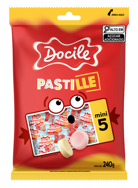 PASTILLE MINI SOR 5X100UN 240G DOCILE 4838