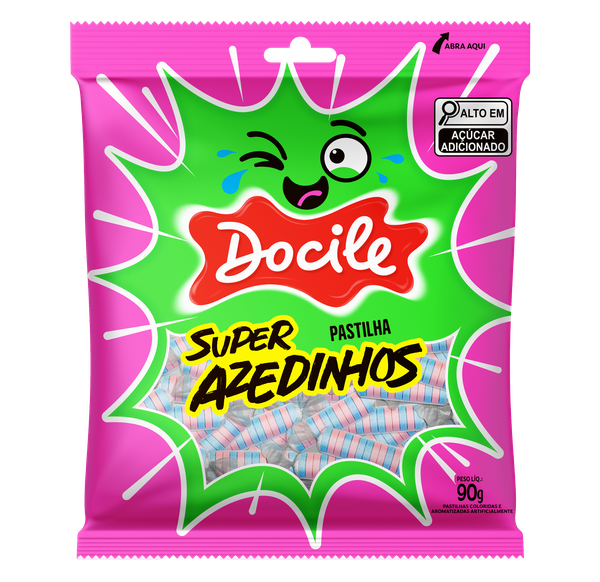 PASTILLE MINI SUPER AZEDINHO 90G DOCILE 32