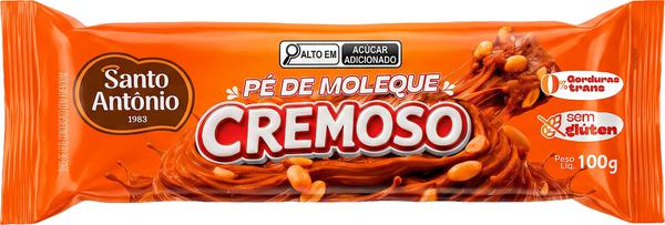 PE DE MOLEQUE CREMOSO BARRA 100G  SANTO ANTONIO