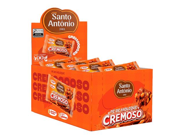PE DE MOLEQUE CREMOSO DISPLAY 16X25G SANTO ANTONIO