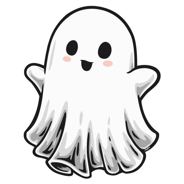 PERSONAGEM DECORATIVO FANTASMINHA HALLOWEEN INFANTIL UN REGINA