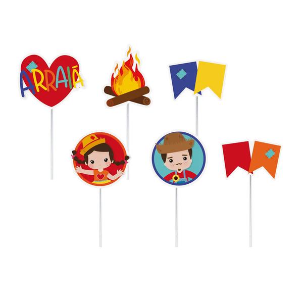 PICK DECORATIVO BALANCE SORTIDO C/12 UN CROMUS