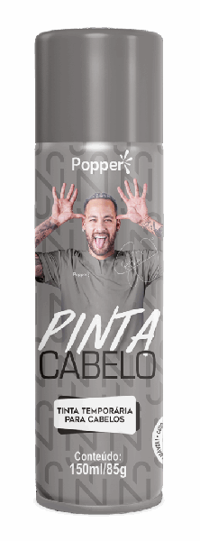 PINTA CABELO PRATA NEYMAR JR 150ML POPPER
