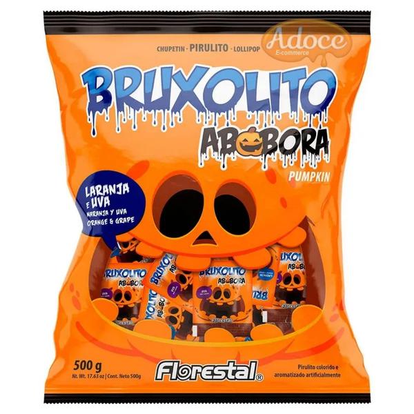 PIRULITO BRUXOLITO 110 ABOBORA SORTIDO 50UN FLORESTAL