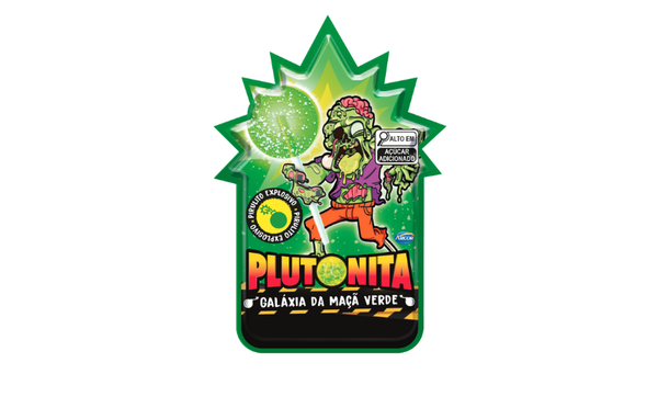 PIRULITO EXPLOSIVO MACA VERDE 11G PLUTONITA ARCOR