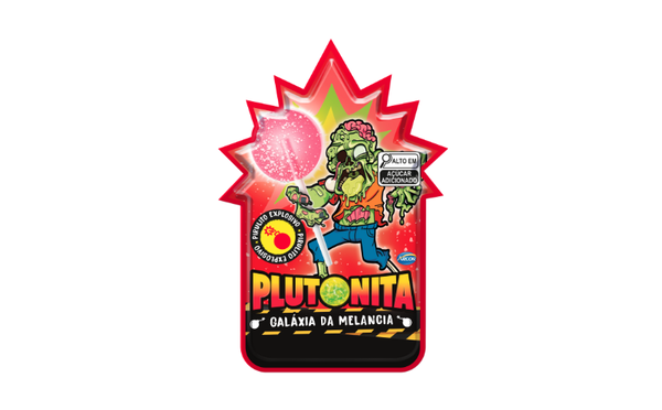 PIRULITO EXPLOSIVO MELANCIA 11G PLUTONITA ARCOR