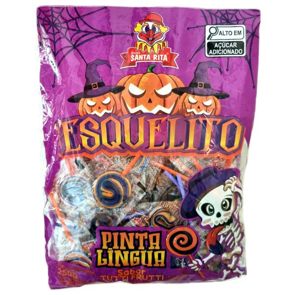 PIRULITO MINI PSICODELICO ESQUELITO PINTA LINGUA 50UN SANTA RITA