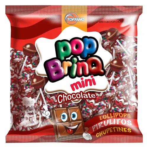 PIRULITO POP BRINQ MINI CHOCOLATE 50UN TOFFANO