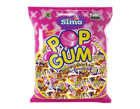 PIRULITO  POP GUM SORTIDO 900G SIMONETTO