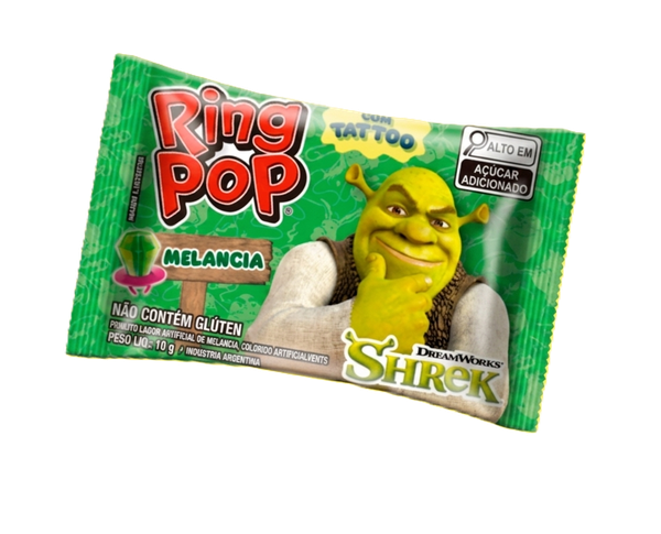 PIRULITO RING POP SHREK UN BENEVIA