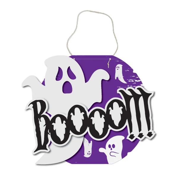 PLACA DECORATIVA FANTASMA HALLOWEEN UN GRINTOY