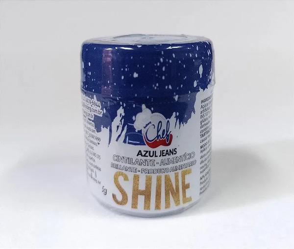 PO PARA DECORACAO CINTILANTE AZUL JEANS 5G UN ICEBERG