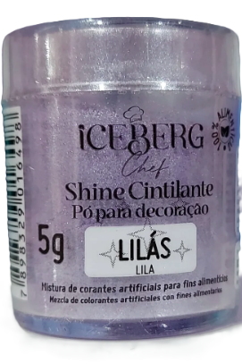 PO PARA DECORACAO CINTILANTE LILAS 5G UN ICEBERG