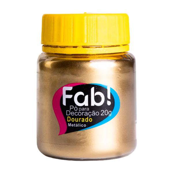 PO PARA DECORACAO DOURADO 20G FAB!