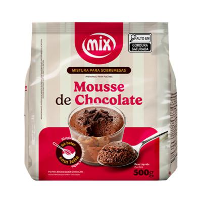 PO PARA MOUSSE SABOR CHOCOLATE 500G UN MIX