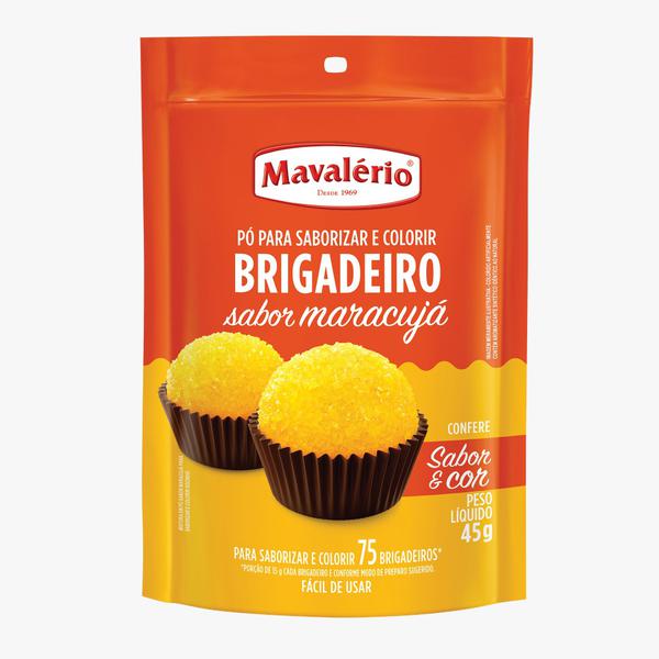 PO PARA PREPARO BRIGADEIRO MARACUJA 45G MAVALERIO
