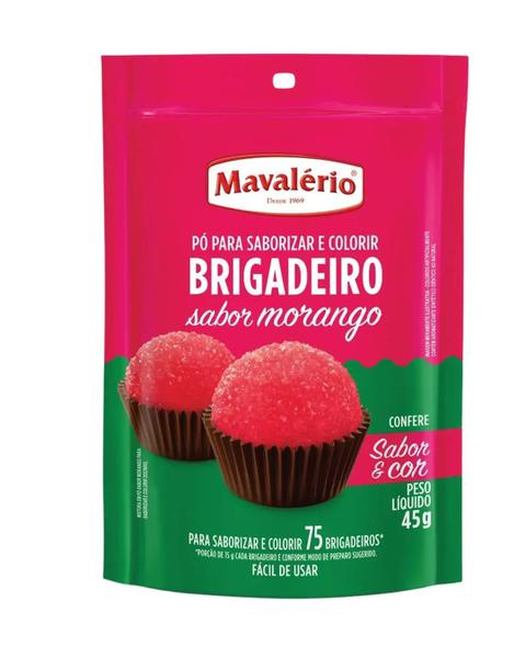 PO PARA PREPARO BRIGADEIRO MORANGO 45G MAVALERIO