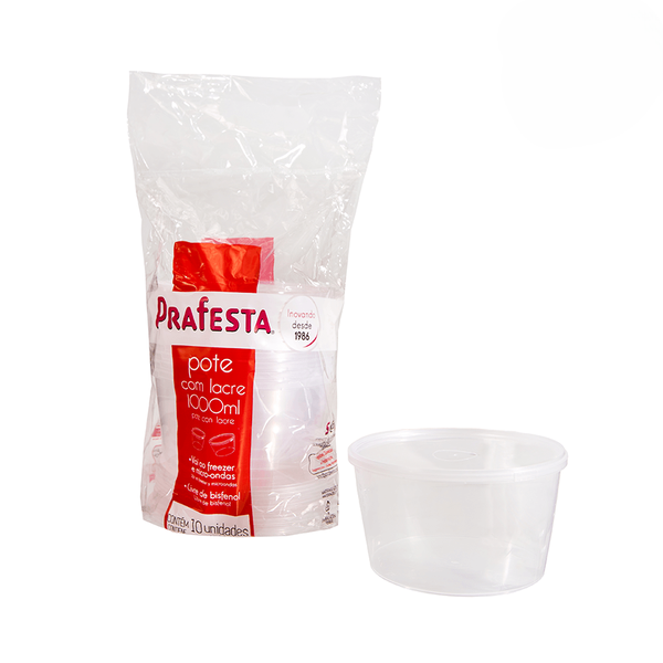 POTE COM LACRE 1000ML 10UN PRAFESTA 8809