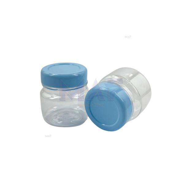 POTE PAPINHA 40ML AZUL BEBE 10UN QUALYPLAST