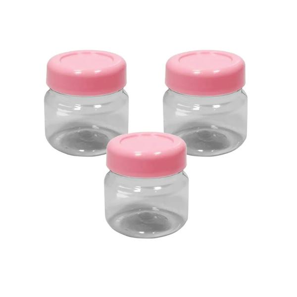 POTE PAPINHA 40ML ROSA BEBE 10UN QUALYPLAST