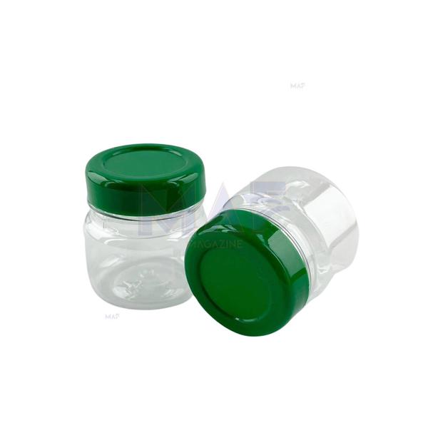 POTE PAPINHA 40ML VERDE ESCURO 10UN QUALYPLAST