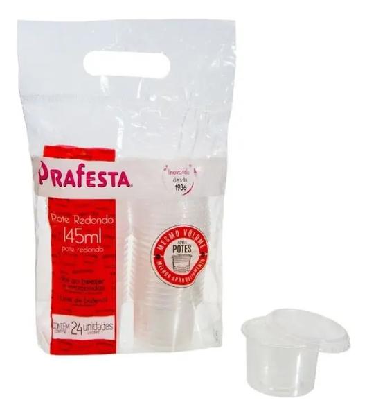 POTE PP 145ML 24UN PRAFESTA 8416