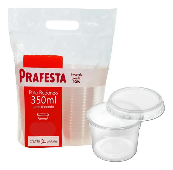 POTE PP 350ML 24UN PRAFESTA 8221